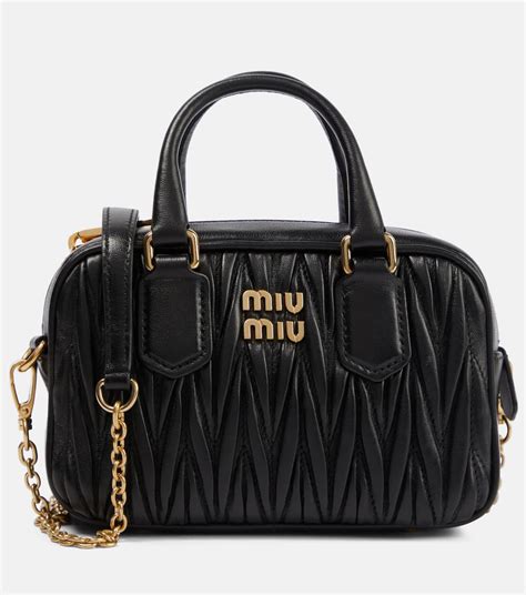 Miu Miu Matelassé Leather Crossbody Bag 